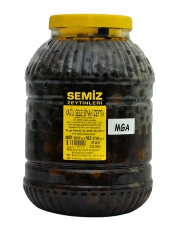 Yağlı Sele Siyah Zeytin MGA 4,70 KG e