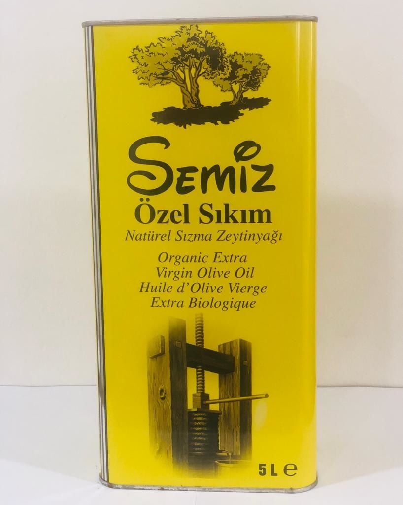 Semiz Özel Sıkım Zeytinyağı 5 Lt.
