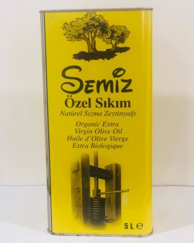 Semiz Özel Sıkım Zeytinyağı 5 Lt.